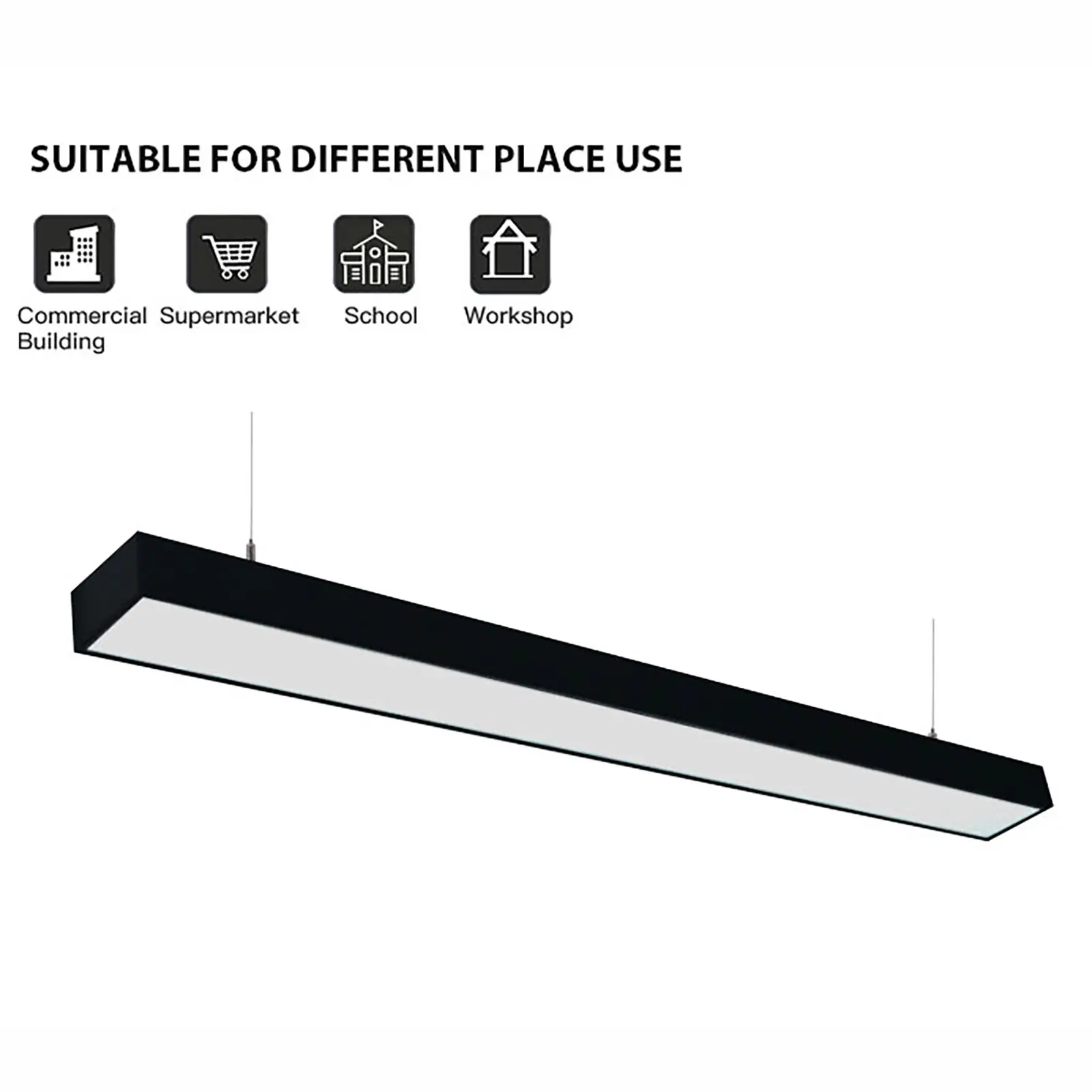 LED CRNI PANEL SA SAJLOM 28W