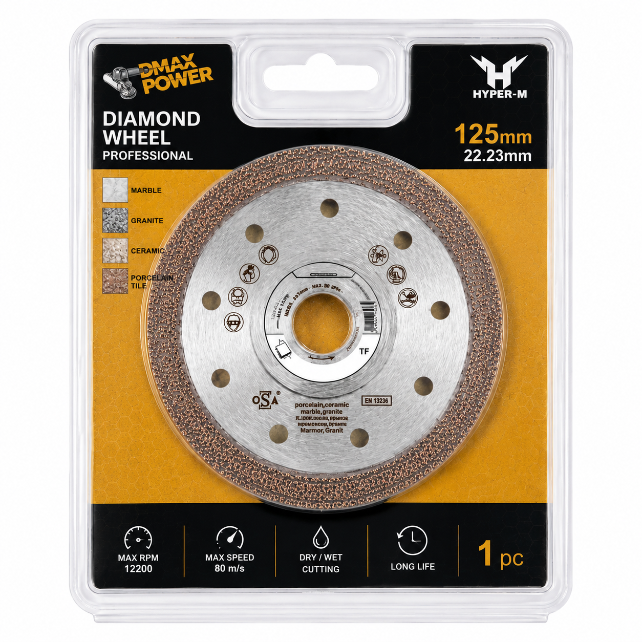 DIJAMANTSKA REZNA PLOCA ZA KAMEN/GRANIT 115MM
