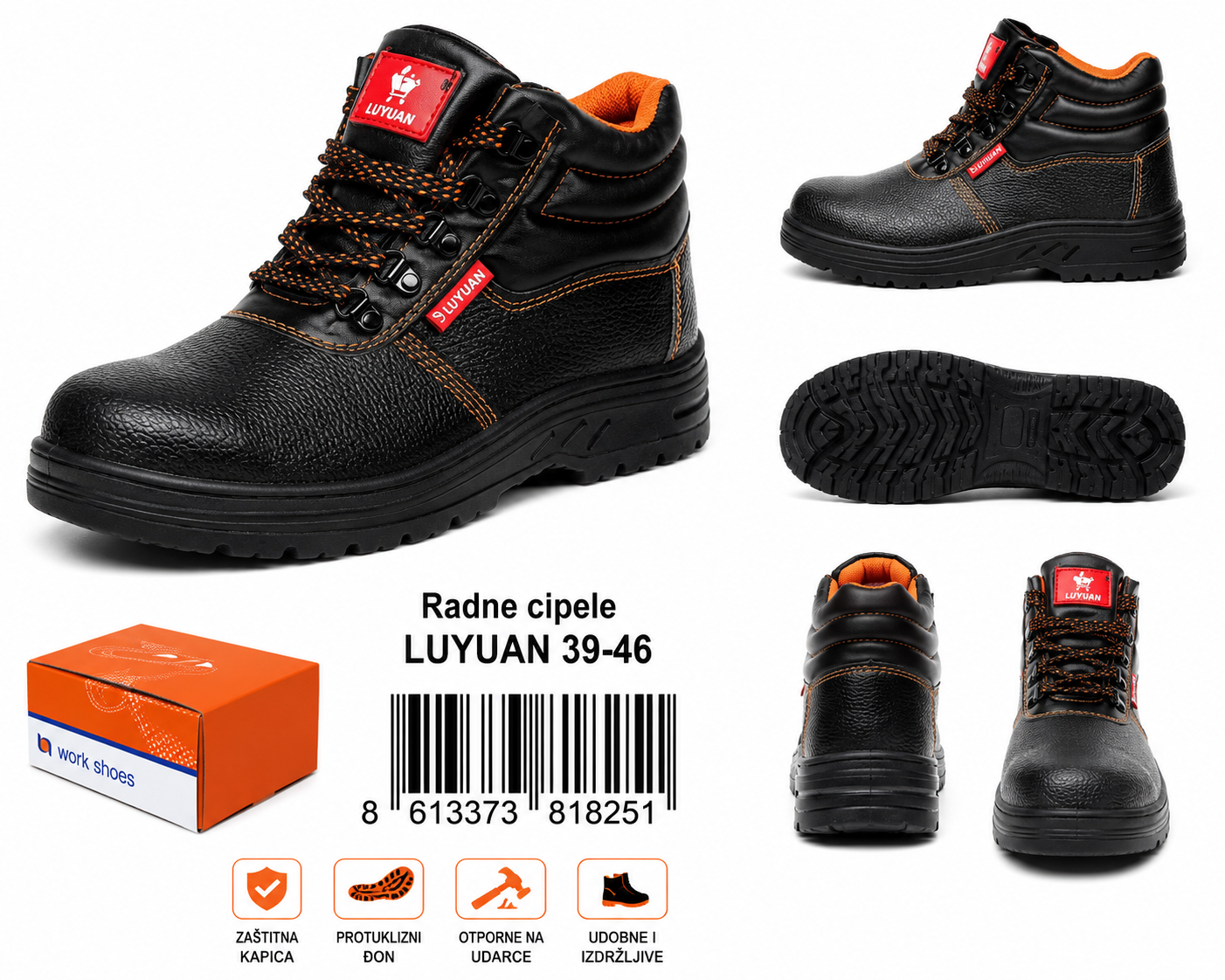RADNE CIPELE LUYAN DUBOKE 39-46br