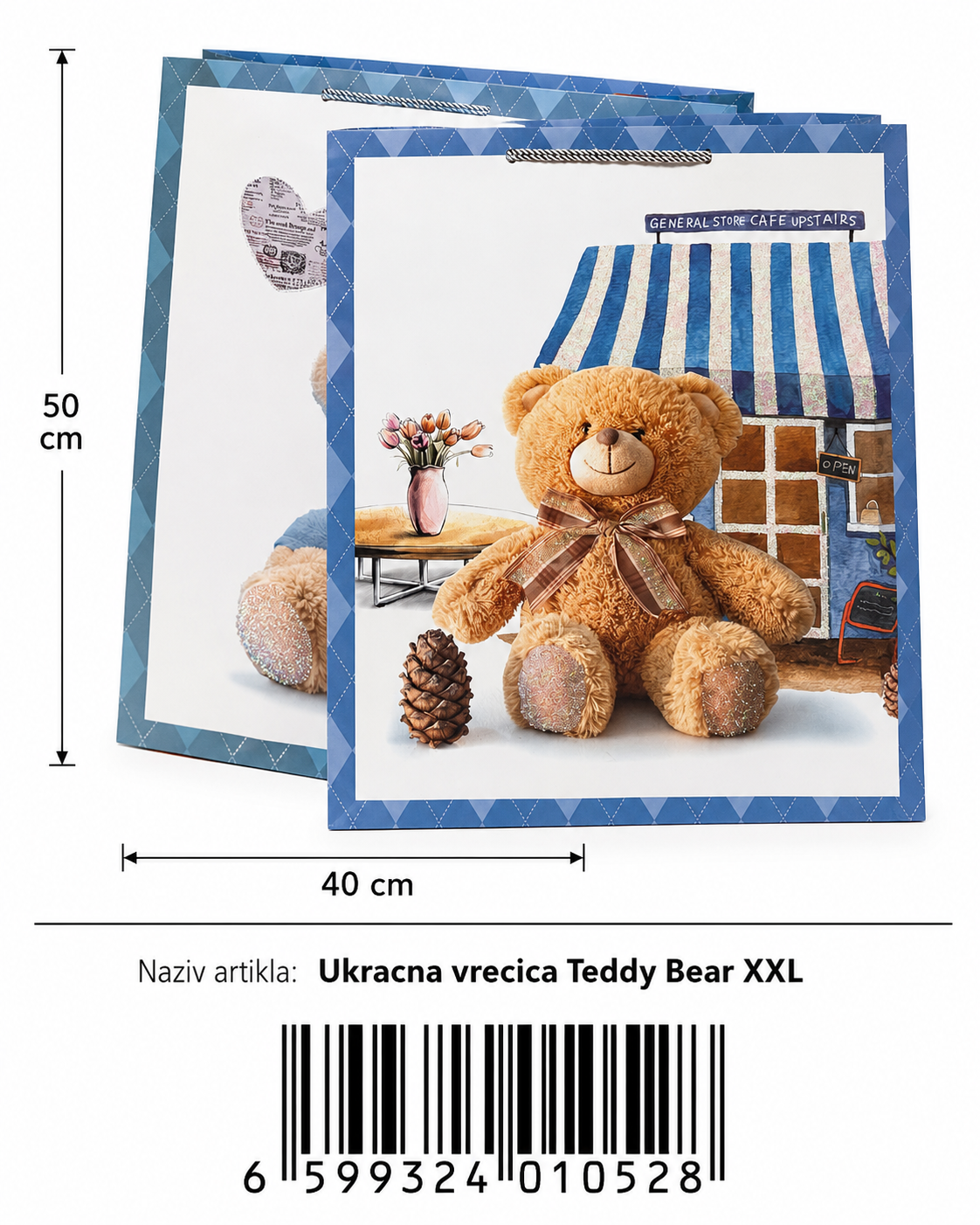UKRASNA VRECICA TEDDYBEAR XXL